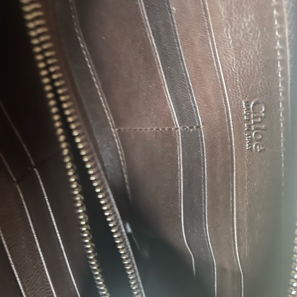 Chloé Paddington Dark Brown Wallet with Gold Accents - Picture 5 of 7